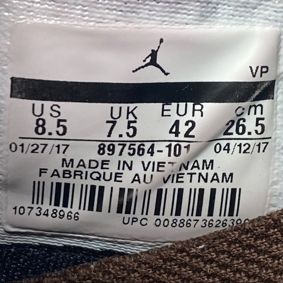 Nike Air Jordan XXXI 31 Low Chicago Wht Basketball Shoes 897564-101 Size 8.5 - Picture 8 of 8